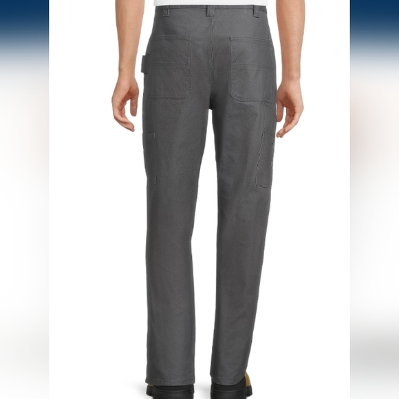 Men's Relaxed Fit Carpenter Pants Various Sizes    NWT   Charcoal Grey - Picture 2 of 12